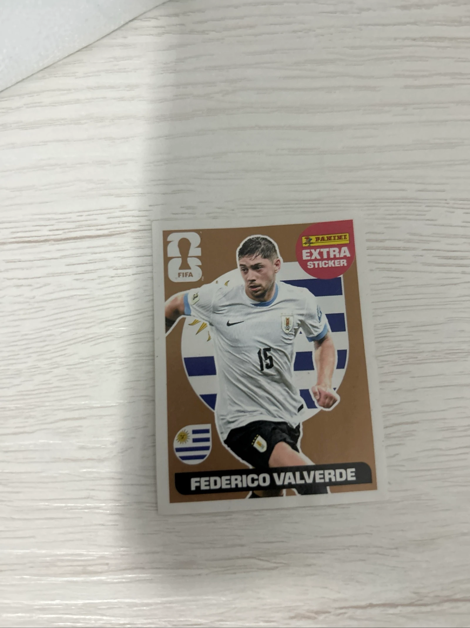 🔥 Fede Valverde Extra Sticker Bronce Panini Mundial 2026 | Muy Difícil de Conseguir ⭐️